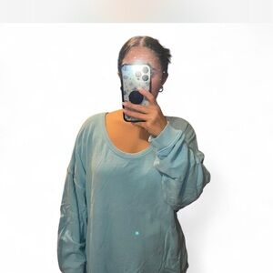 Aerie Light Blue Sweatshirt